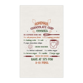 Homemade Chocolate Chip Cookies Recipe Tea Towel