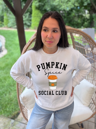Pumpkin Spice Social Club Sweatshirt