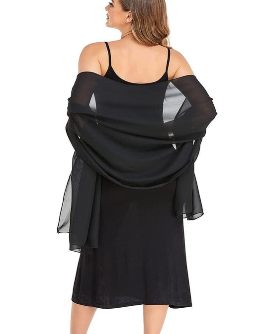 Lightweight Chiffon Evening Shawl