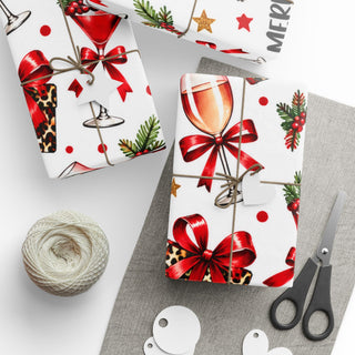 Merry & Unhinged Christmas Wrapping Paper | Funny Holiday Gift Wrap