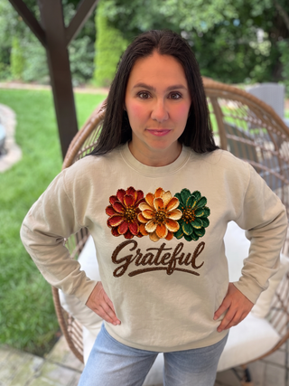 Christian Floral Fall sweatshirt