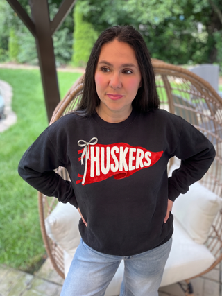 Nebraska Huskers Crew Neck Sweatshirt