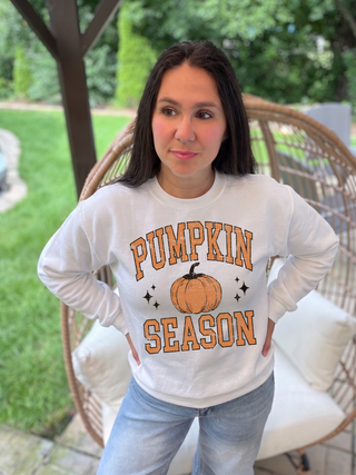 Retro Pumpkin Season Sweatshirt