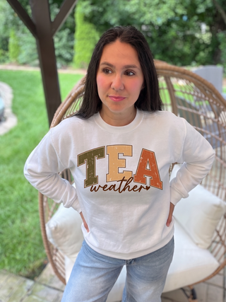 Tea Weather crewneck sweatshirt