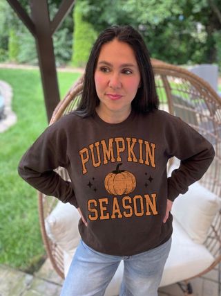 Retro Pumpkin Season Sweatshirt