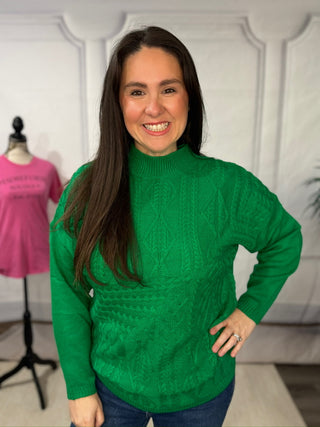 Merry Spruce Pullover Sweater