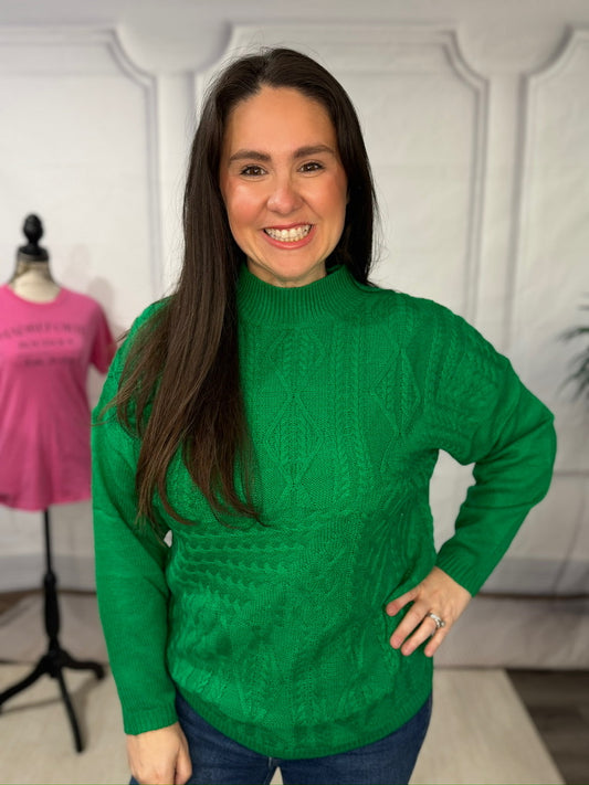 Merry Spruce Pullover Sweater