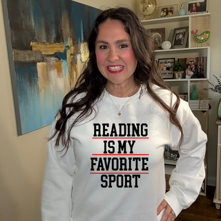 Reading is My Favorite Sport Sweatshirt
