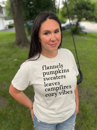 Fall Words Tee