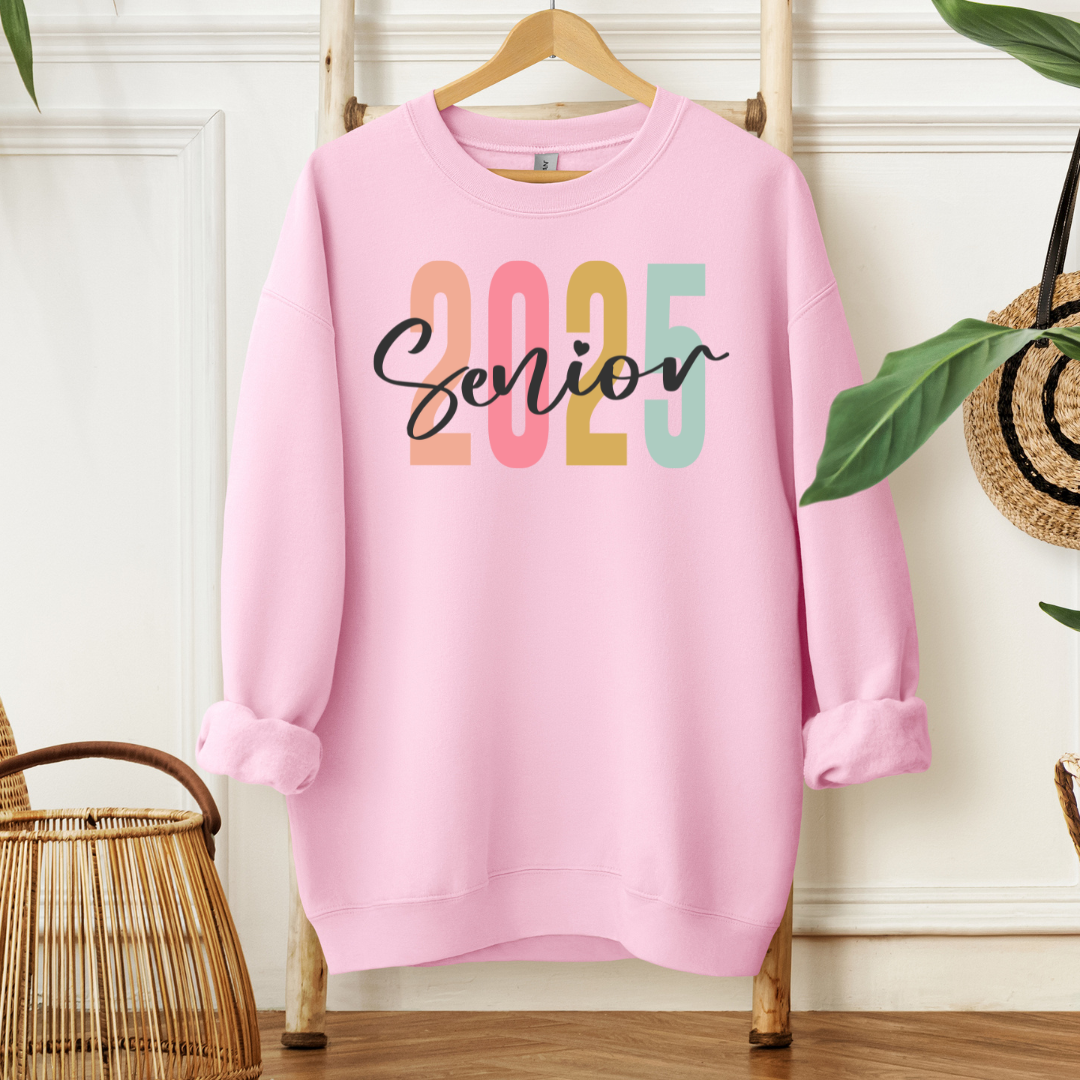 Senior 2025 Colorful | Tshirt, Hoodie, Sweatshirt MadreForte LLC