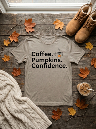 Coffee Pumpkins Confidence Tee