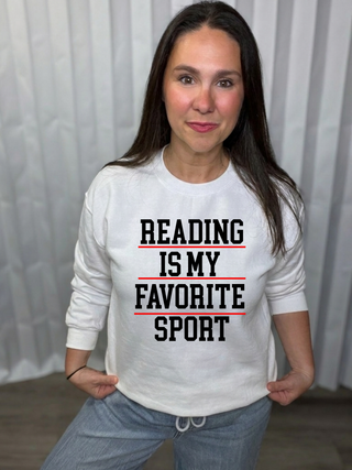 Reading is My Favorite Sport Sweatshirt