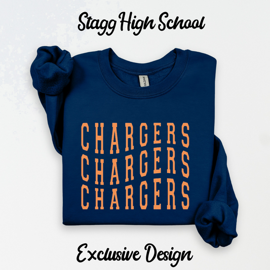 Triple Stagg Chargers Sweatshirt
