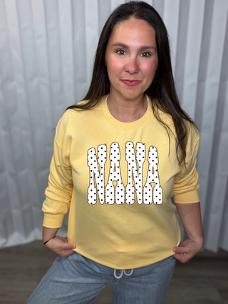 Polka Dot Nana Sweatshirt