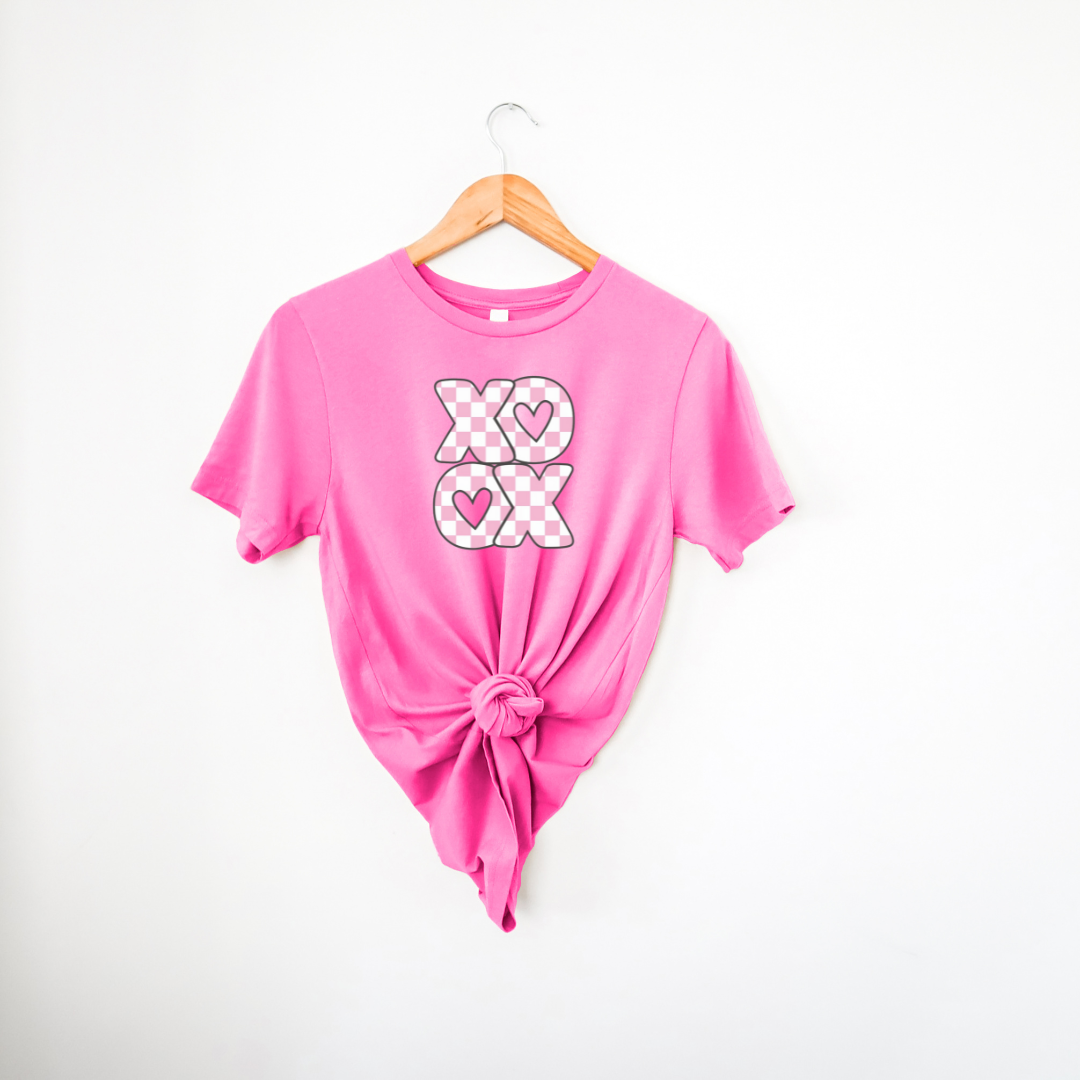 XoXo Checkered |T-Shirt or Sweatshirt MadreForte LLC