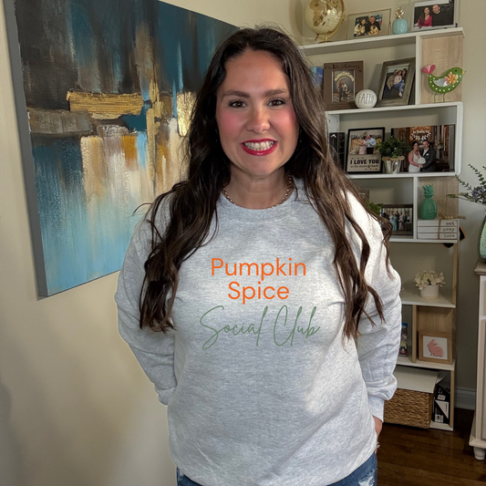 Pumpkin Spice Social Club Sweatshirt