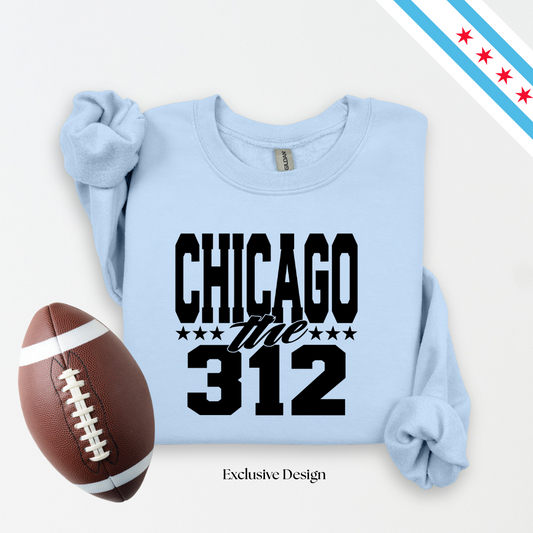 Chicago Bold Blk Sweatshirt