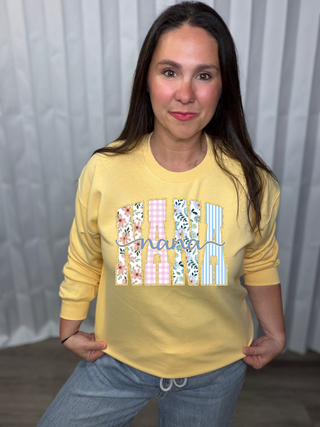 Floral Nana Sweatshirt