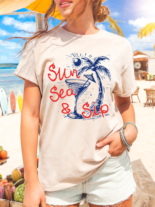 Sun Sea Sip Tee