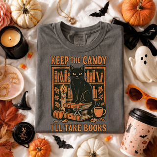 Keep the Candy I'll Take Books Graphic Tee