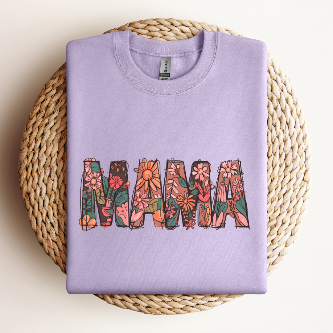 Floral MAMA | Sweatshirt MadreForte LLC