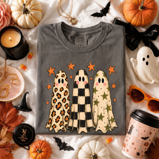 Halloween Ghost Trio Graphic Tee