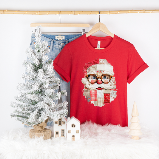 Santa Patchwork T-Shirt