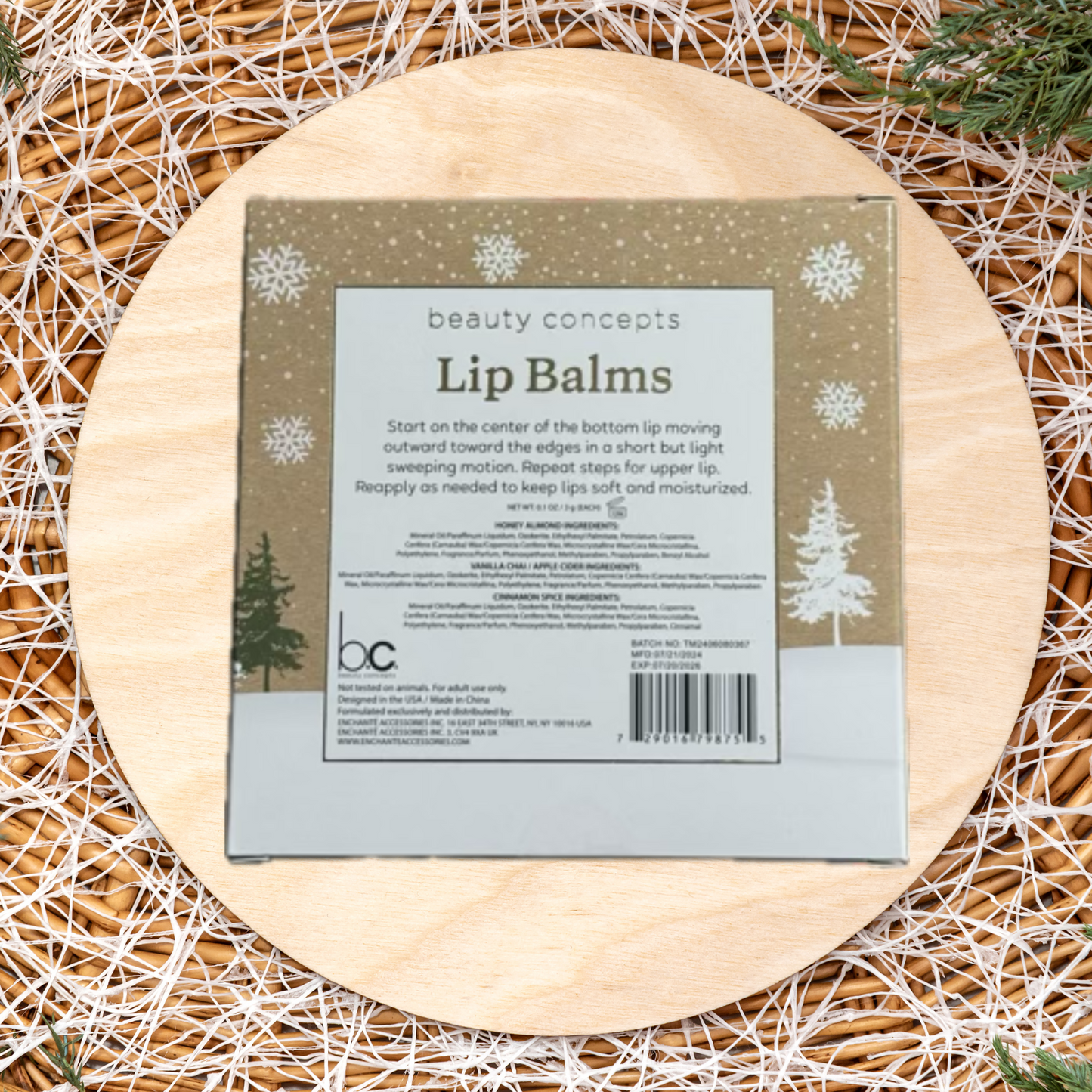 Holiday Edition Lip Balms | Beauty Concepts MadreForte LLC