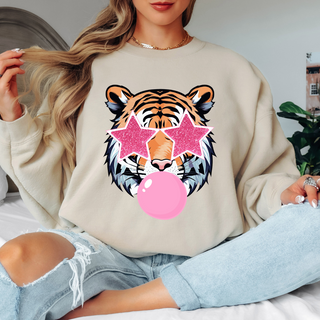 Tiger Blowing Bubble Gum Sweatshirt