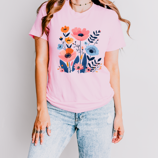Vibrant Floral T Shirt