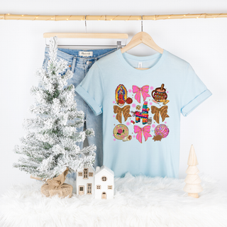 Coquette Latina Christmas Graphic Tee