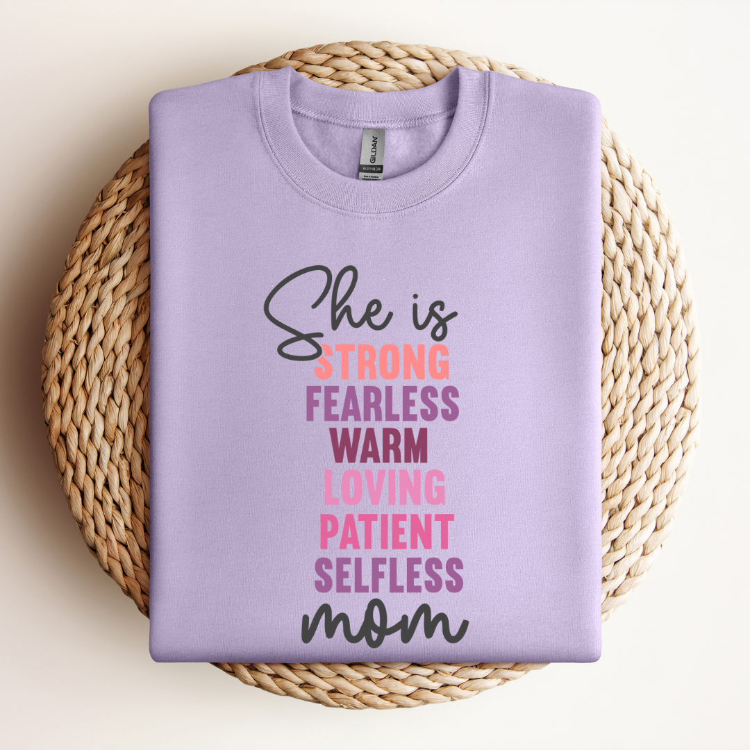 She is Mom | Sweatshirt & Tee MadreForte LLC