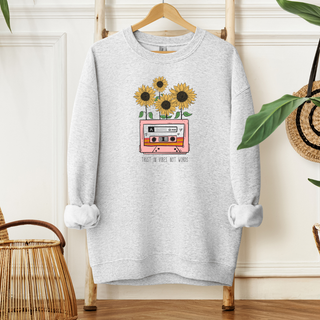 Trust in Vibes Not Words | Sweatshirt