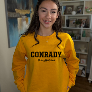 Conrady Hickory HIlls in Bold Black Sweatshirt