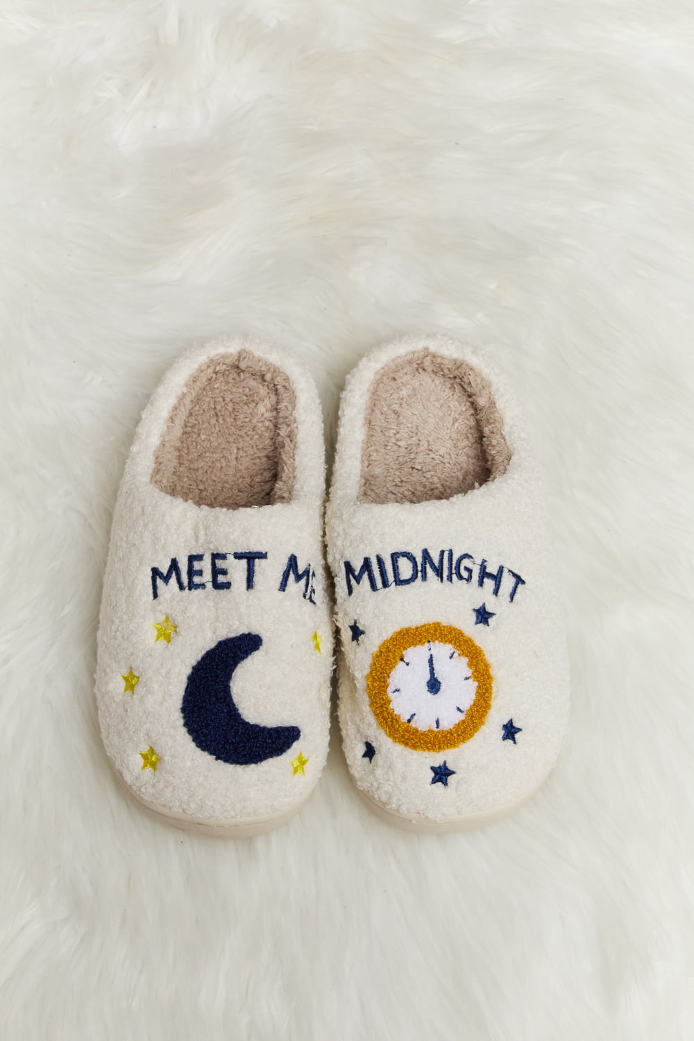 Melody Printed Plush Slide Slippers MadreForte LLC