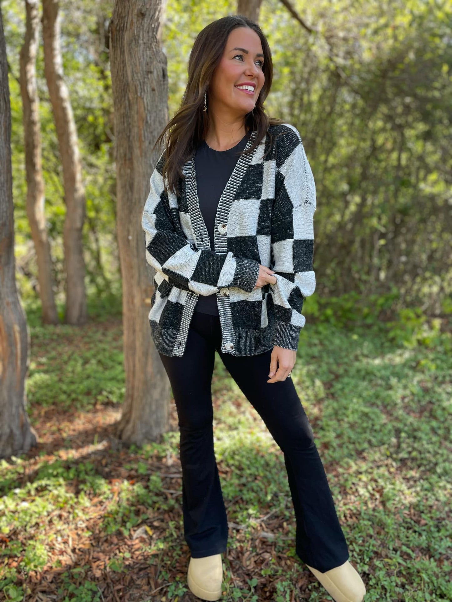 PREORDER: All My Life Checkered Cardigan in Three Colors MadreForte LLC