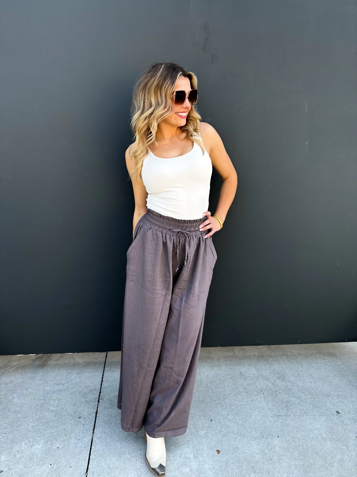 PREORDER: Johanna Linen Pants in Three Colors MadreForte LLC