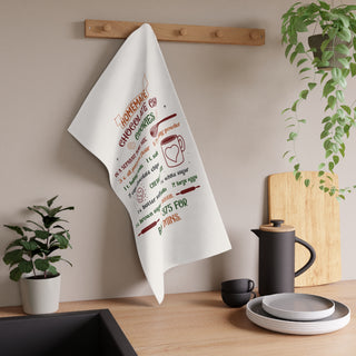 Homemade Chocolate Chip Cookies Recipe Tea Towel