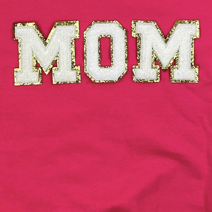 Baseball Mom Chenille Patch Sweatshirt MadreForte LLC