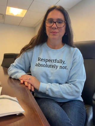 Respectfully, Absolutely Not. Sweatshirt