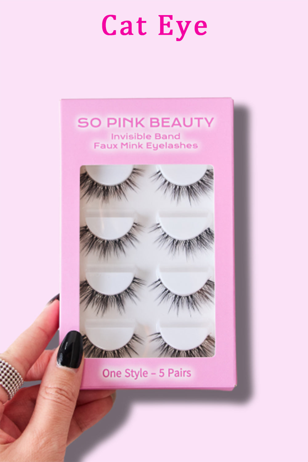 SO PINK BEAUTY Faux Mink Eyelashes 5 Pairs MadreForte LLC