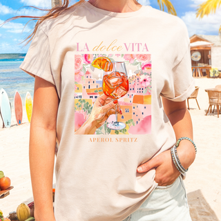 Vibrant Dolce Vita Aperol Spritz Tshirt