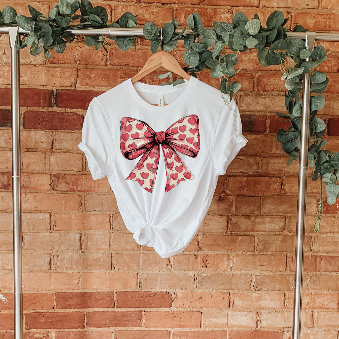 Valentine Bow| T-Shirt or Sweater MadreForte LLC