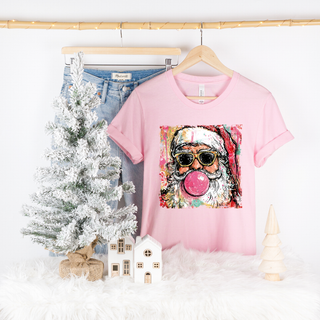 Preppy Santa Clause Graphic Tee
