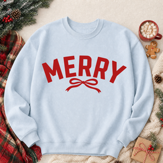 Merry Graphic Crew Sweatshirt