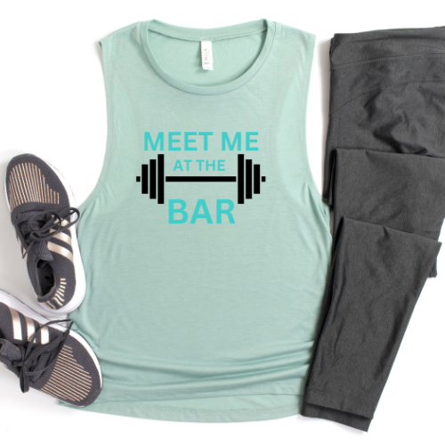 Find Me at The Bar| Bella Muscle Tank MadreForte LLC