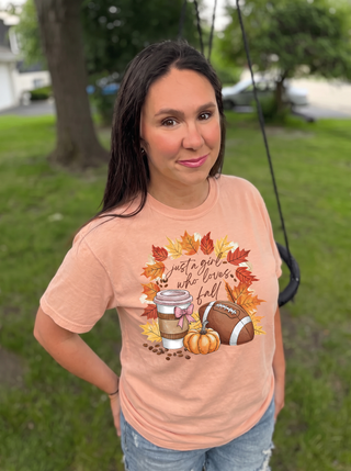 Just a Girl Who Loves Fall Tee