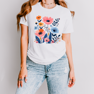 Vibrant Floral T Shirt