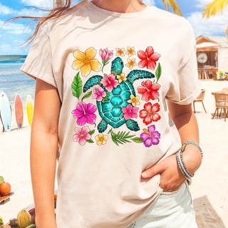 Hawaiian Turtle T Shirt