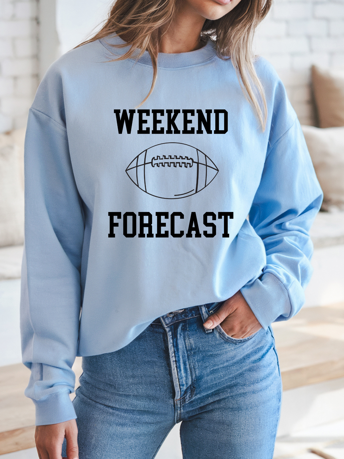 Weekend Forecast Football Sweatshirt